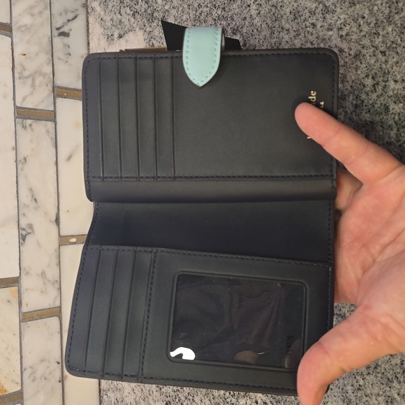 Kate Spade Grand Slam Tennis Medium Bifold Compact Wallet - Picture 3 of 6